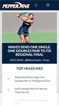 Mobile Screenshot of pepperdinewaves.com