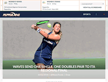 Tablet Screenshot of pepperdinewaves.com